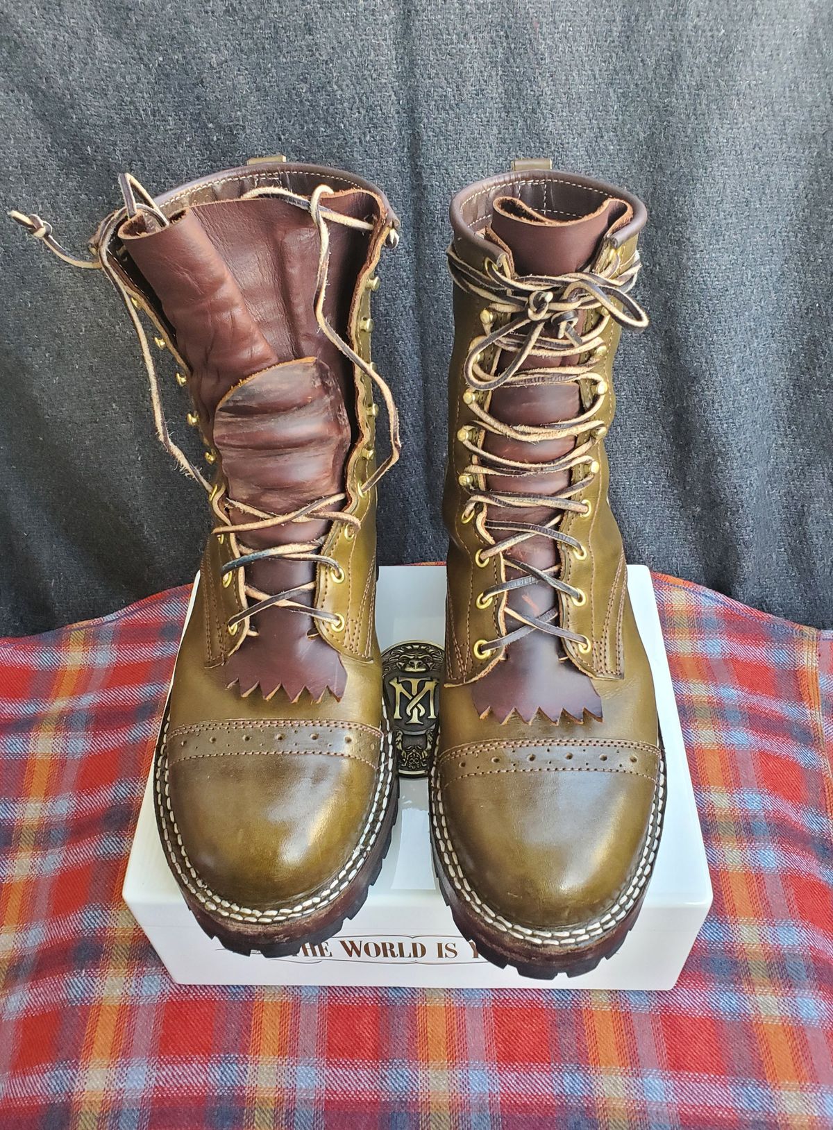 Photo by patinathunderdome on December 5, 2021 of the Frank's Boots Wilshire in Unknown Material.