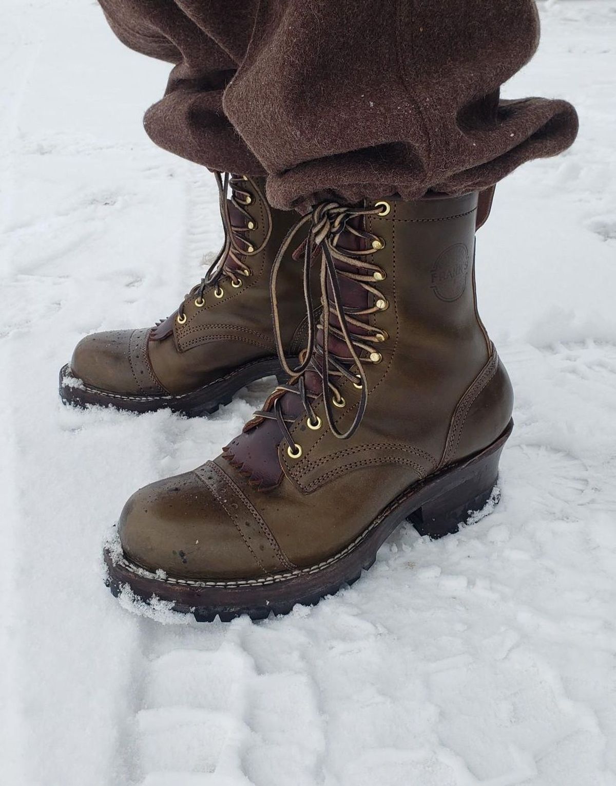 Photo by patinathunderdome on January 5, 2022 of the Frank's Boots Wilshire in Unknown Material.