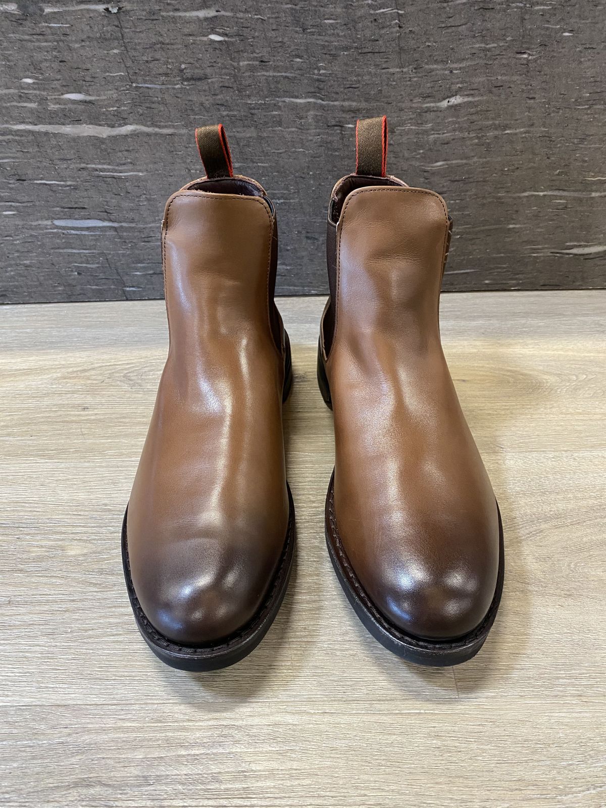 Photo by patinathunderdome on October 4, 2021 of the Allen Edmonds Nomad Chelsea in Coffee Calfskin.