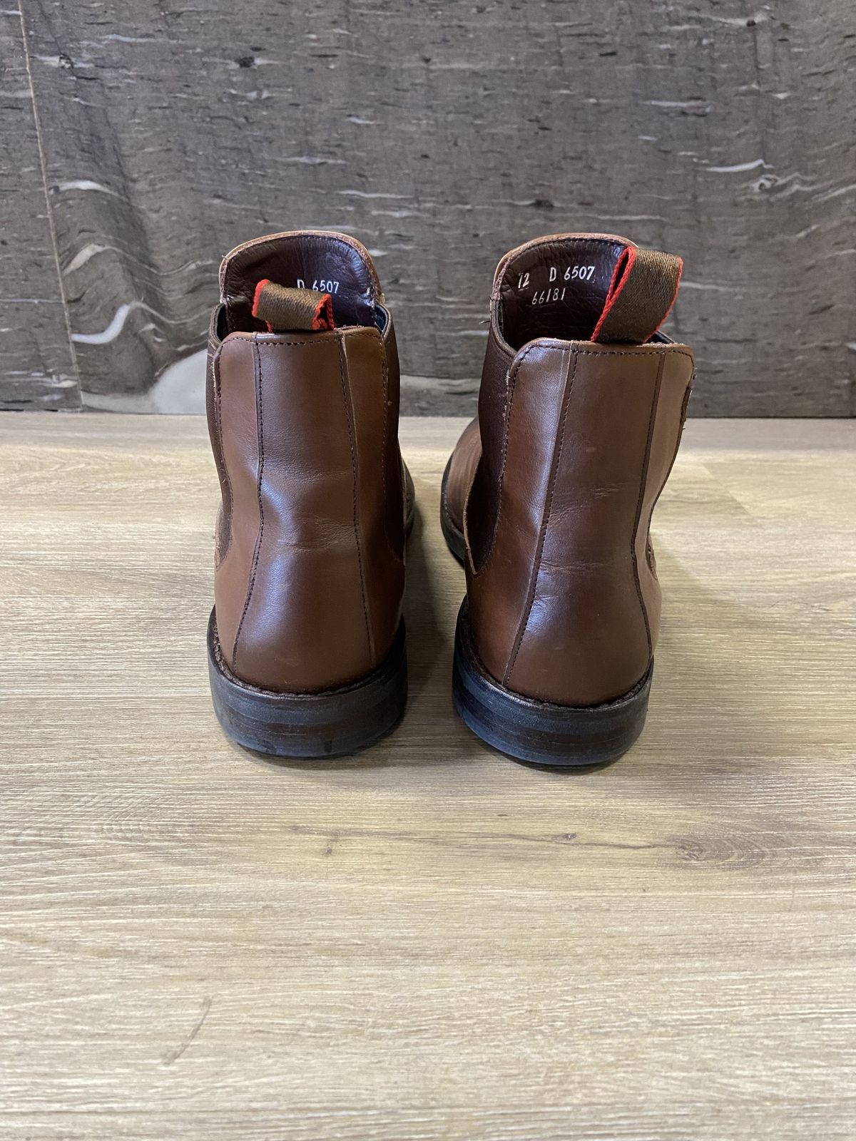 Photo by patinathunderdome on November 3, 2021 of the Allen Edmonds Nomad Chelsea in Coffee Calfskin.