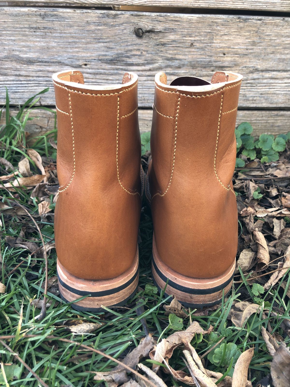Photo by patinathunderdome on December 4, 2021 of the Confluence Leather #1 in MPG Bourbon Apollo.
