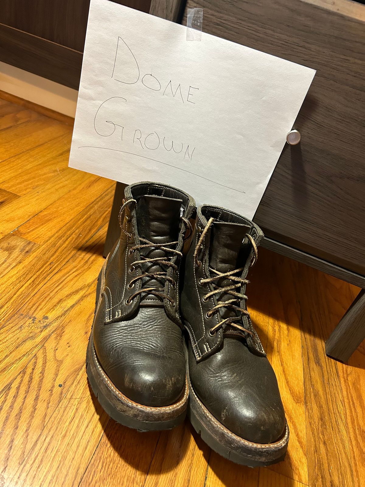 Photo by patinathunderdome on November 1, 2023 of the Truman Service Boot in Seidel Charcoal Grizzly.