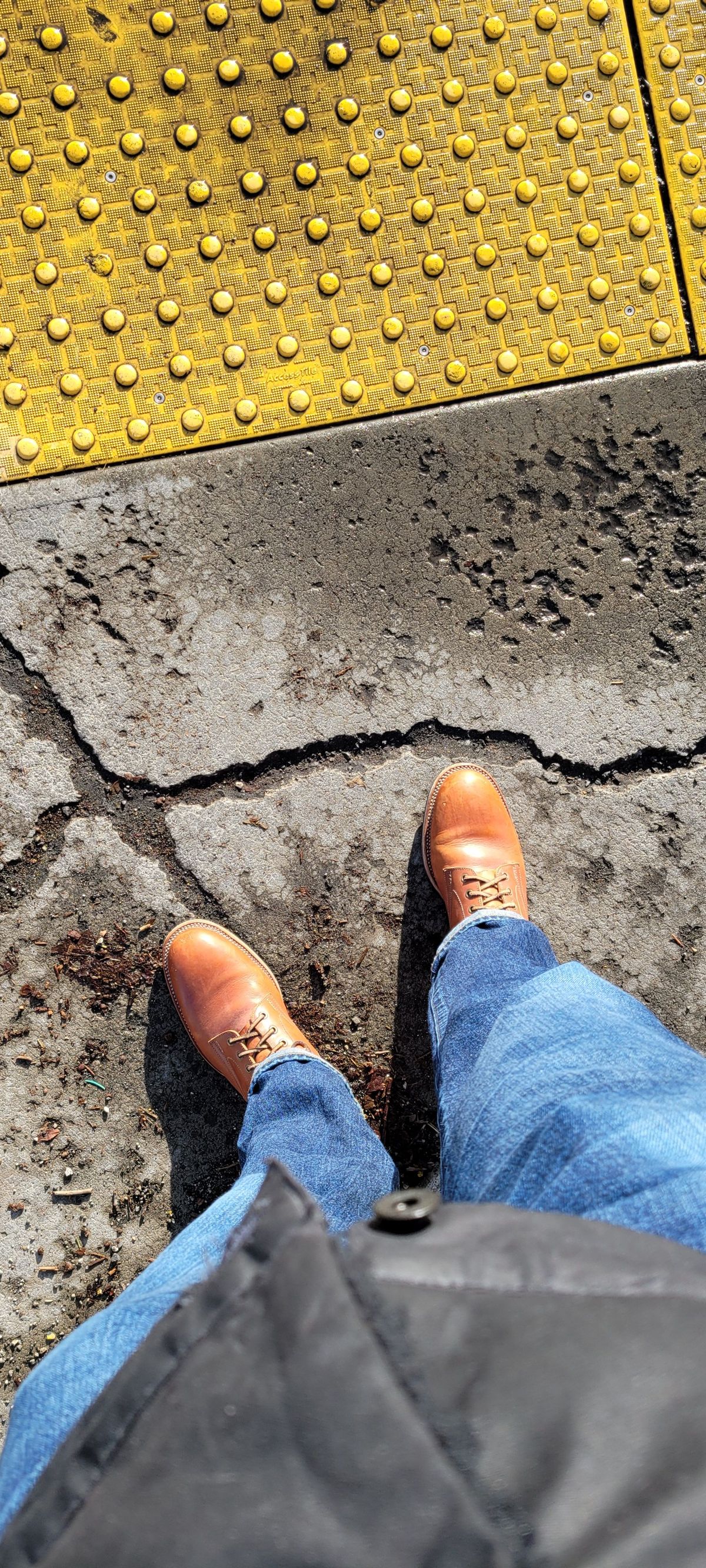 Photo by patinathunderdome on December 6, 2021 of the Midas Spalla Derby Boot in La Bretagna Whiskey Ghost.