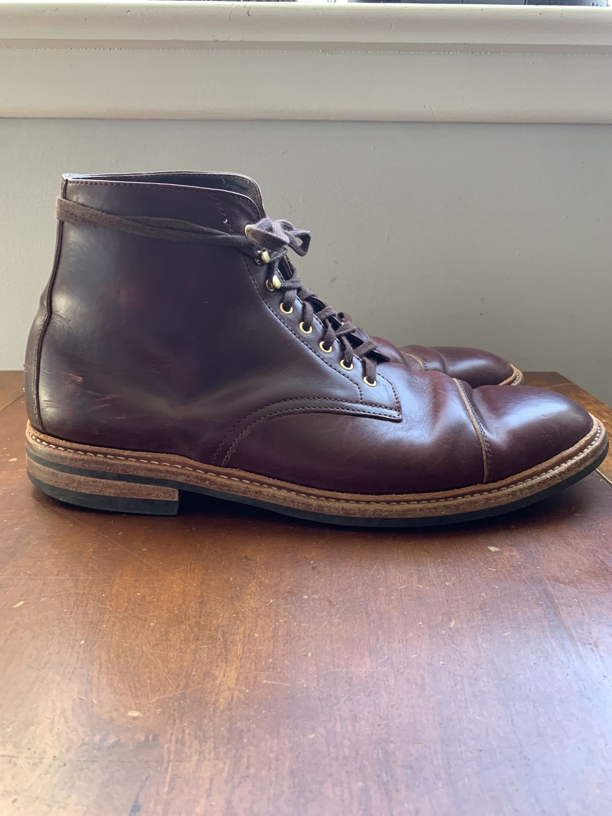 Photo by patinathunderdome on February 5, 2022 of the Oak Street Bootmakers Lakeshore Boot in Horween Color 8 Chromexcel.