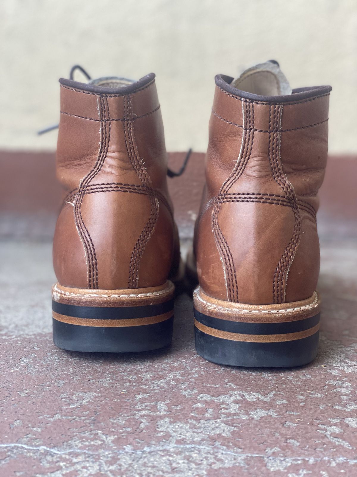 Photo by patinathunderdome on November 4, 2021 of the John Lofgren Monkey Boots in Unknown Material.