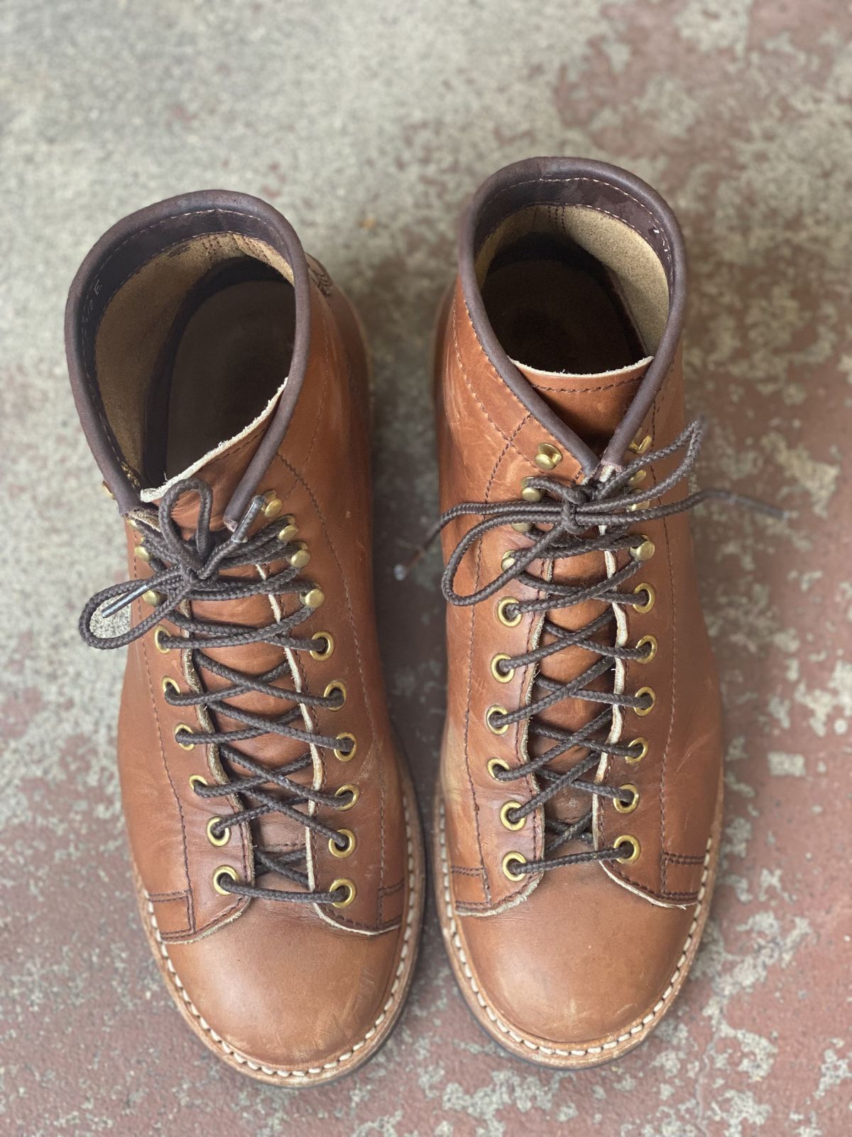 Photo by patinathunderdome on November 4, 2021 of the John Lofgren Monkey Boots in Unknown Material.