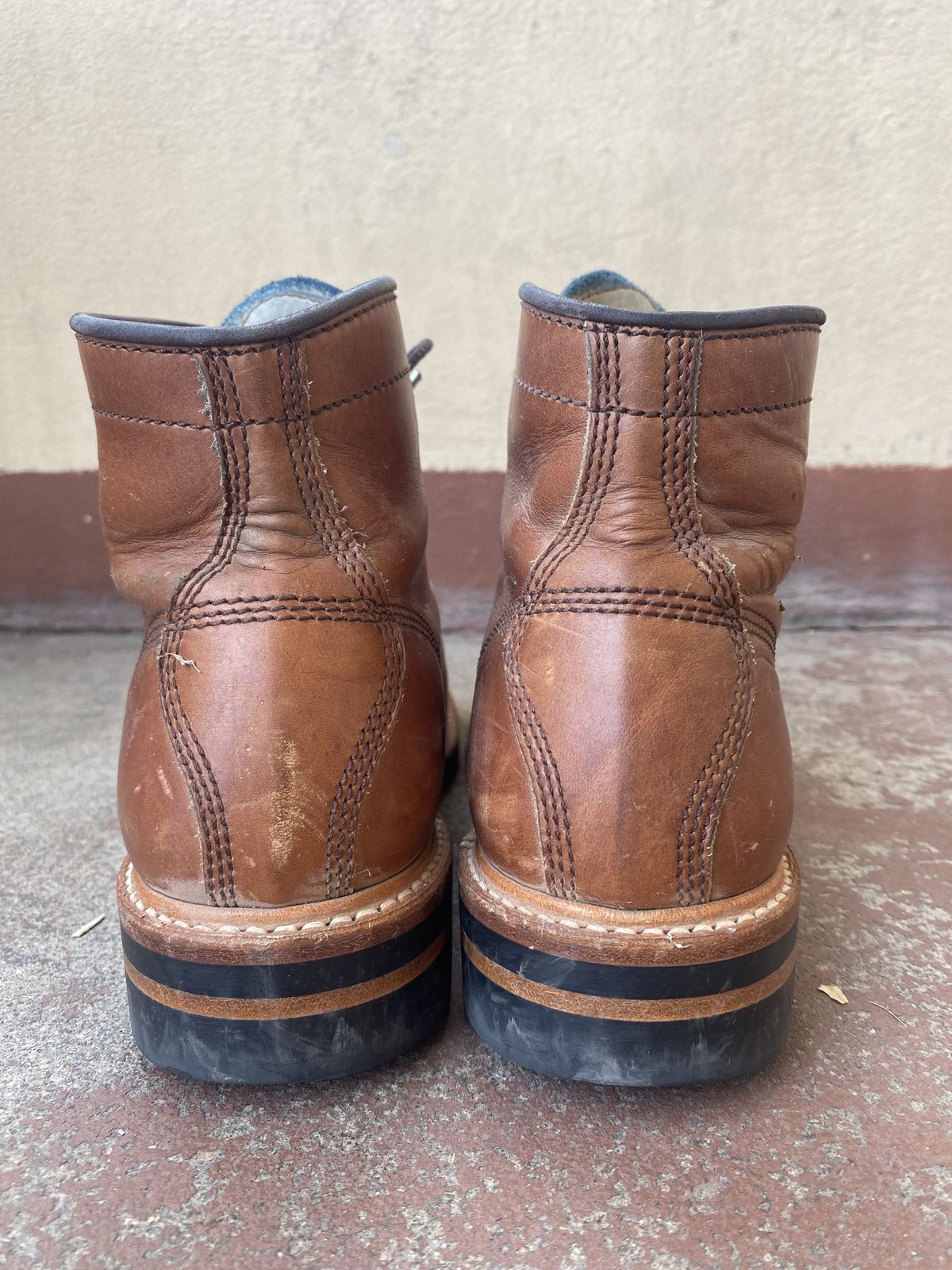 Photo by patinathunderdome on December 6, 2021 of the John Lofgren Monkey Boots in Unknown Material.