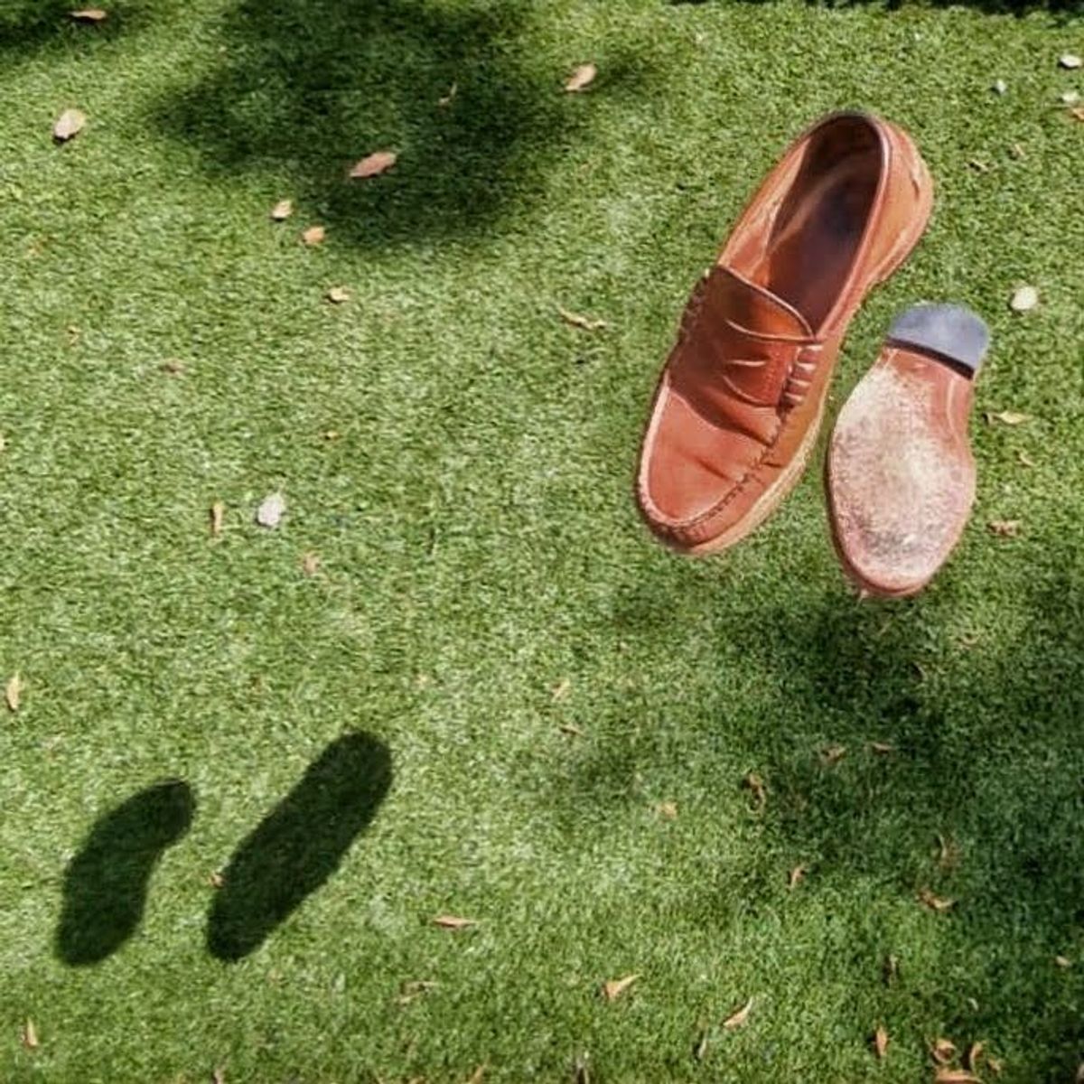 Photo by patinathunderdome on April 4, 2022 of the Rancourt & Co. Beefroll Penny Loafers in Horween Unglazed Natural Shell Cordovan.