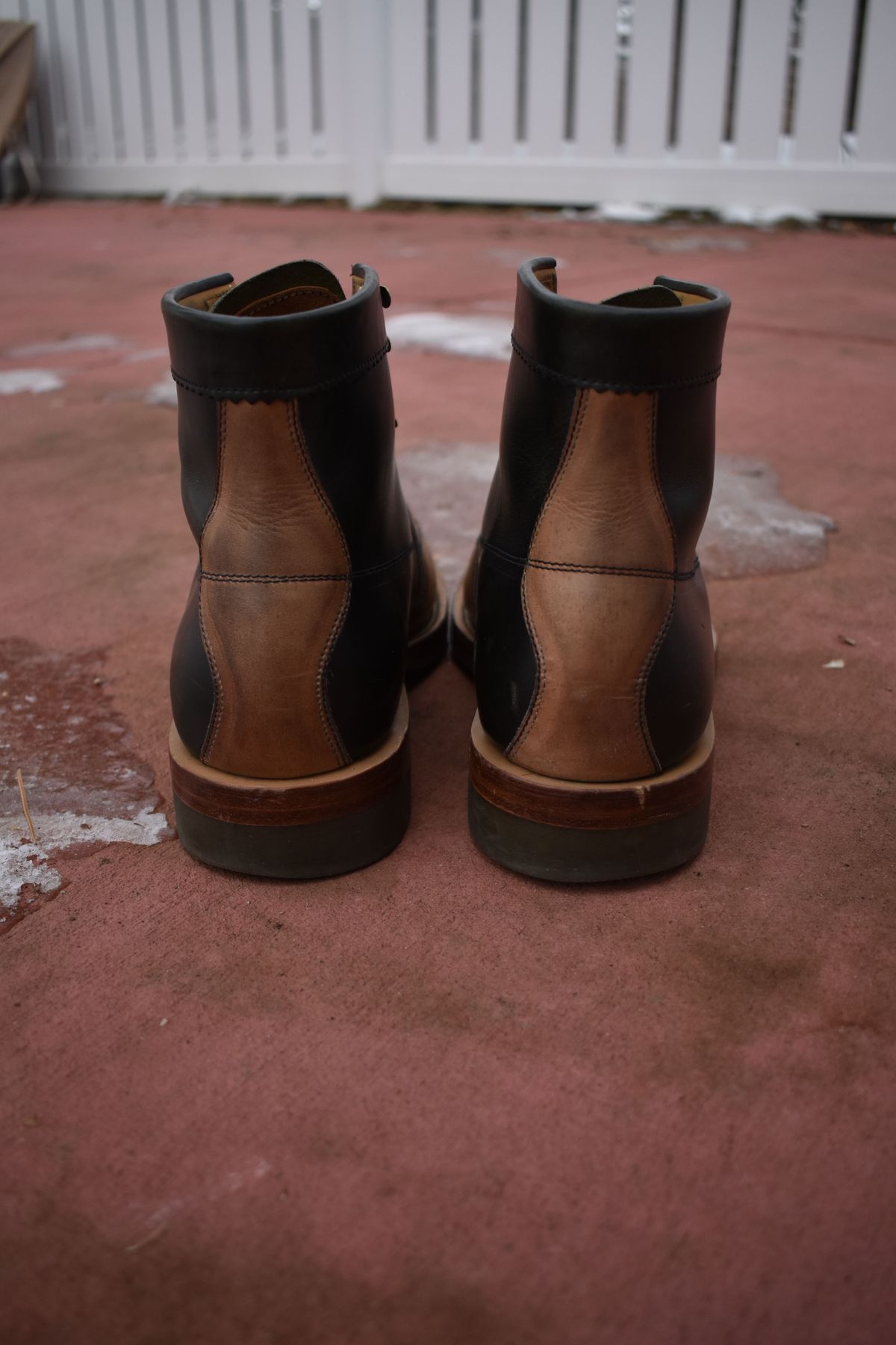 Photo by patinathunderdome on February 4, 2022 of the Sagara Cordmaster in Badalassi Carlo Oliva Minerva Overdyed Black.