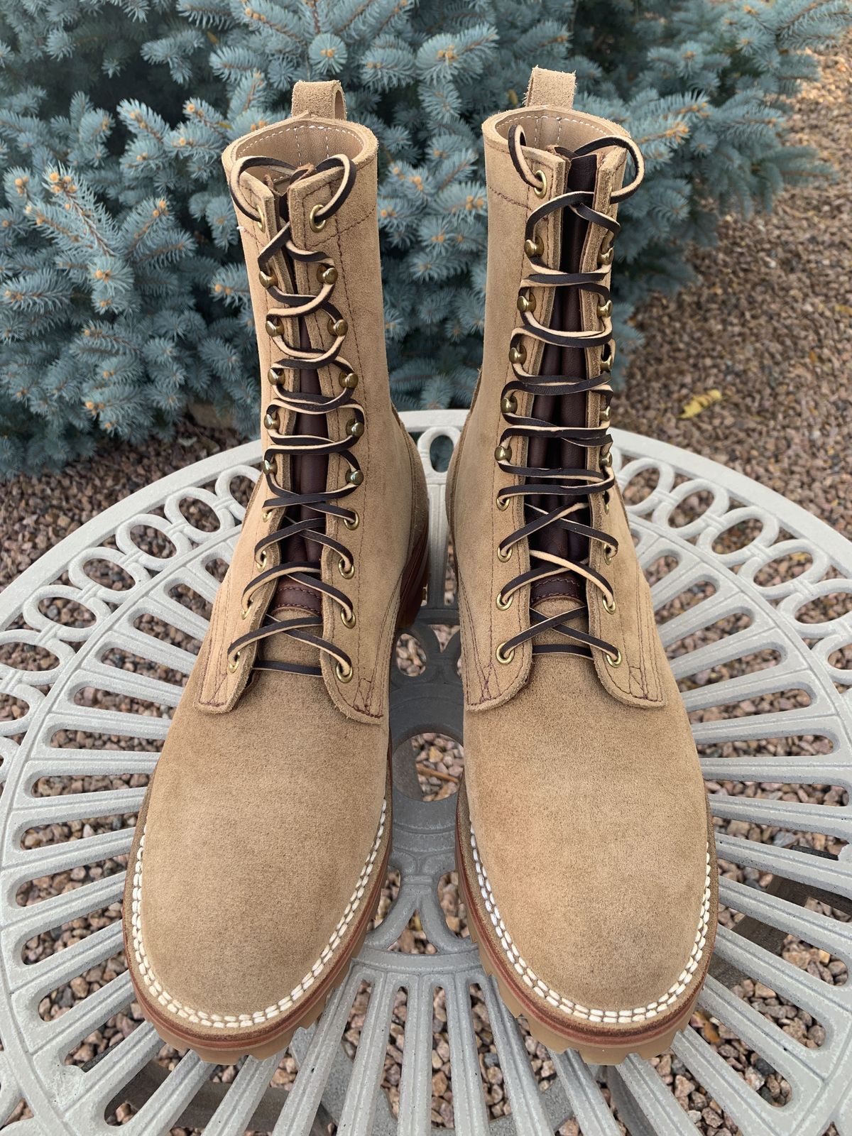 Photo by patinathunderdome on November 1, 2021 of the Nicks Overlander in Seidel Tan Teton Roughout.
