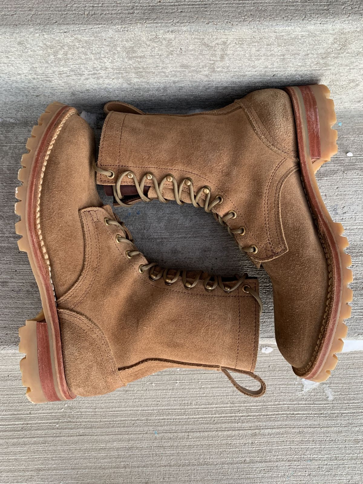 Photo by patinathunderdome on January 2, 2022 of the Nicks Overlander in Seidel Tan Teton Roughout.