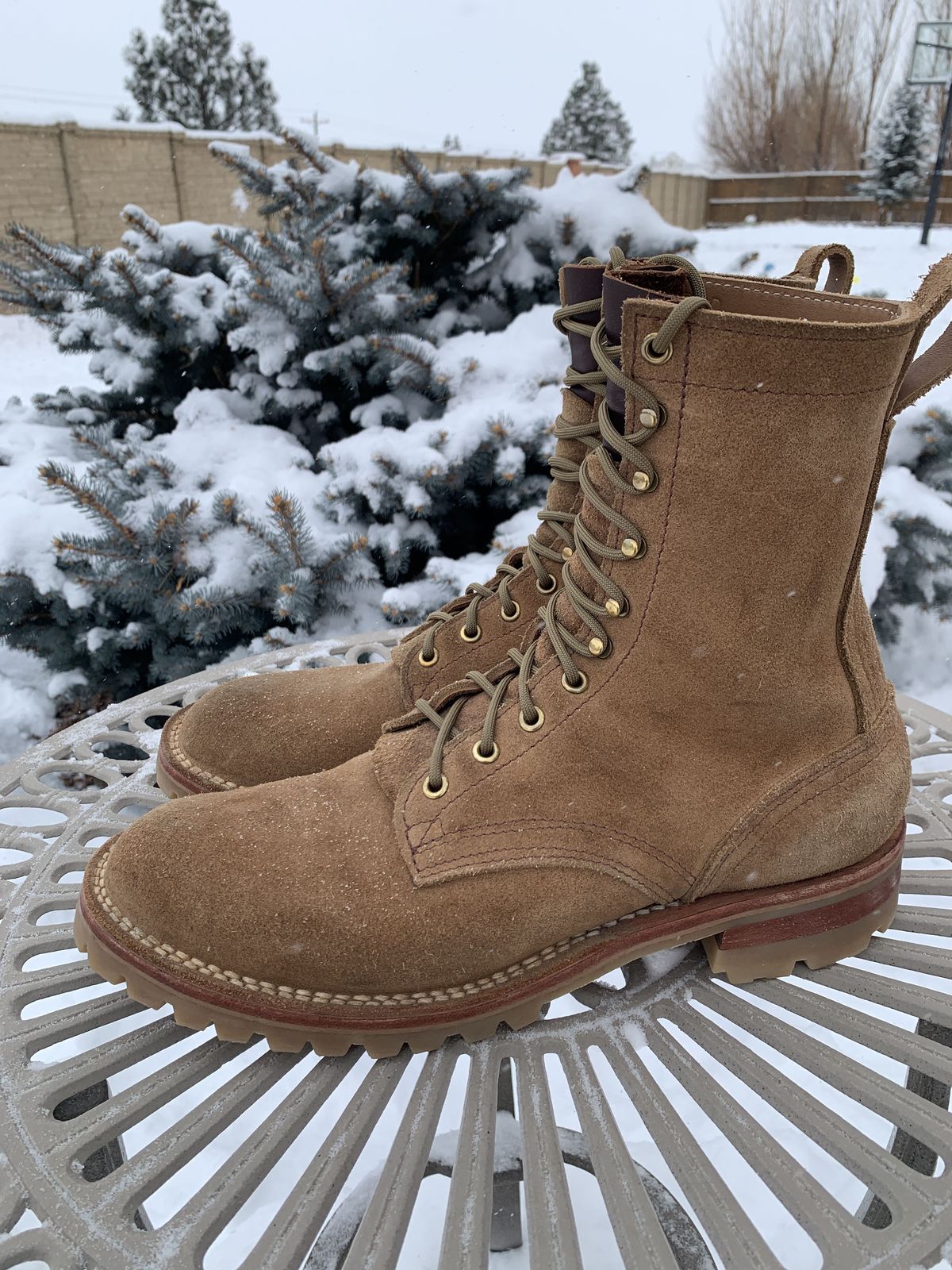 Photo by patinathunderdome on February 2, 2022 of the Nicks Overlander in Seidel Tan Teton Roughout.