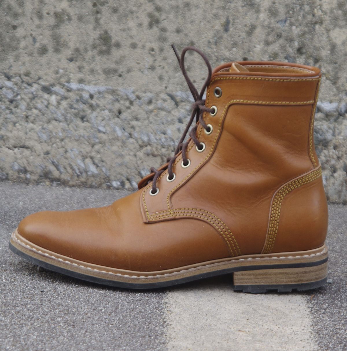 Photo by patinathunderdome on November 6, 2021 of the Nordd Leather Albern II in Badalassi Carlo Cognac Minerva.