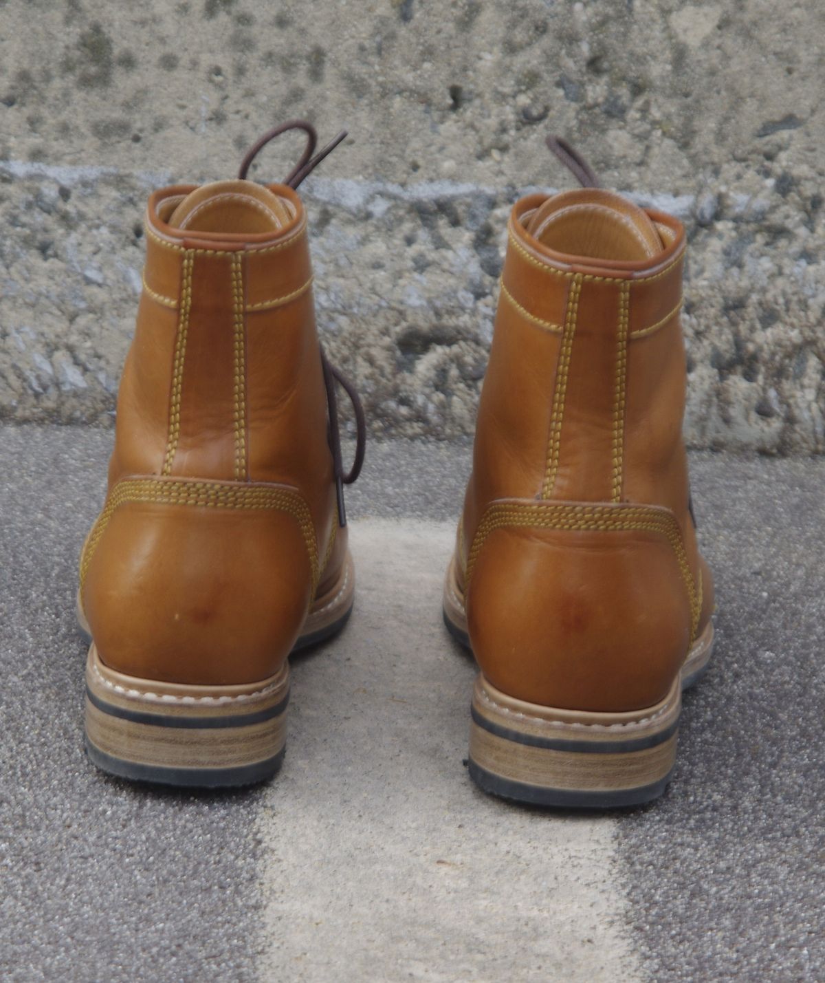 Photo by patinathunderdome on November 6, 2021 of the Nordd Leather Albern II in Badalassi Carlo Cognac Minerva.