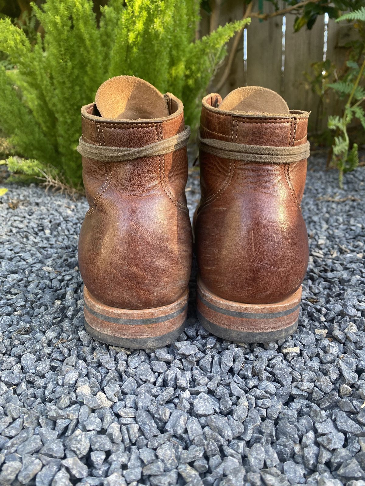 Photo by patinathunderdome on November 4, 2021 of the Viberg Service Boot in Horween Dark Rubber Dublin.