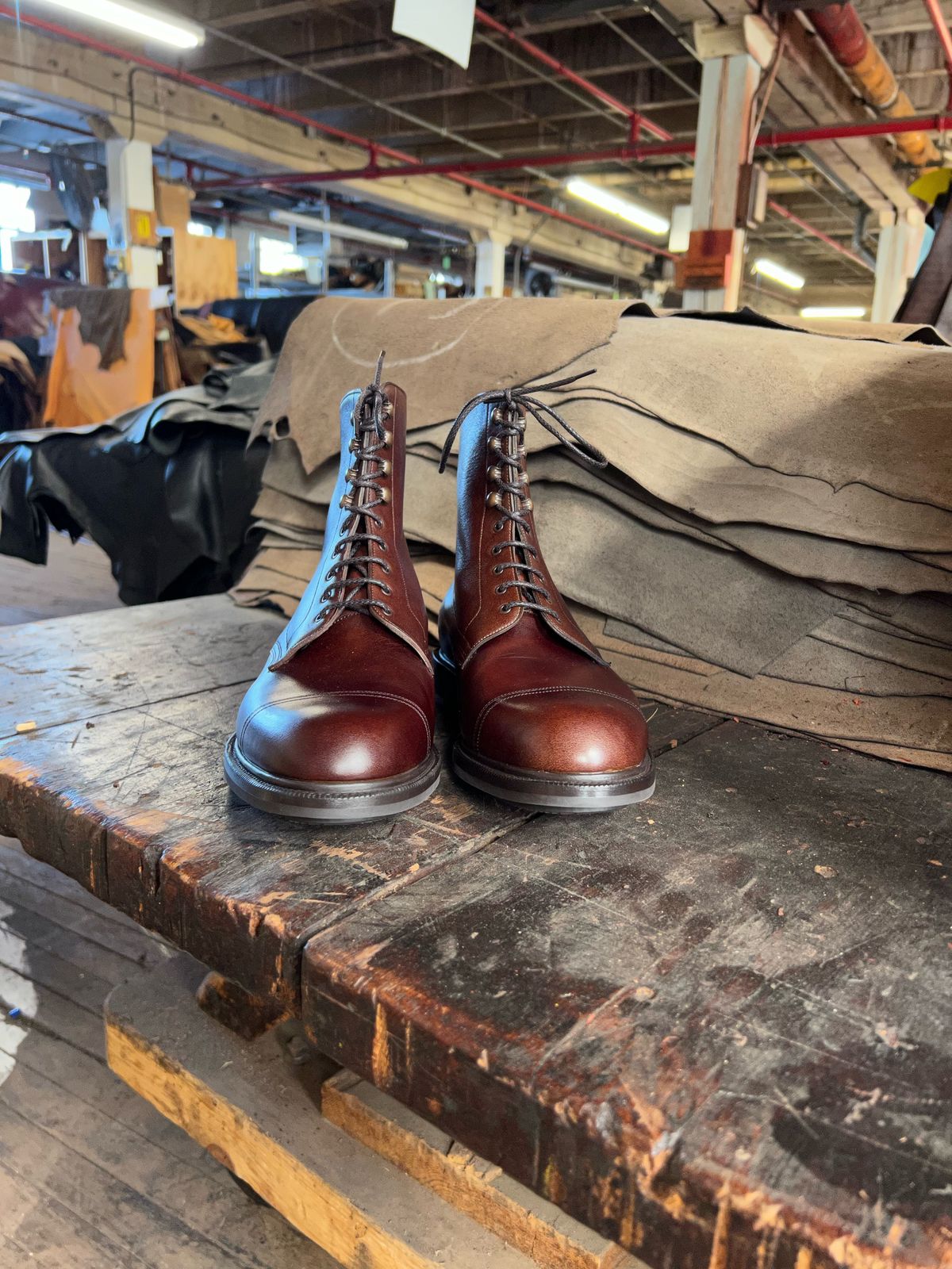 Photo by patinathunderdome on September 30, 2021 of the Edward Green Ambleside in Horween Bracken Lux Calfskin.