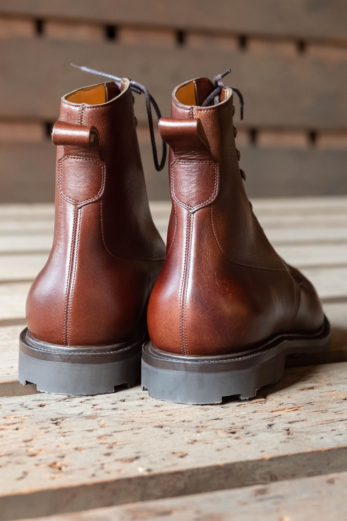 Photo by patinathunderdome on September 30, 2021 of the Edward Green Ambleside in Horween Bracken Lux Calfskin.