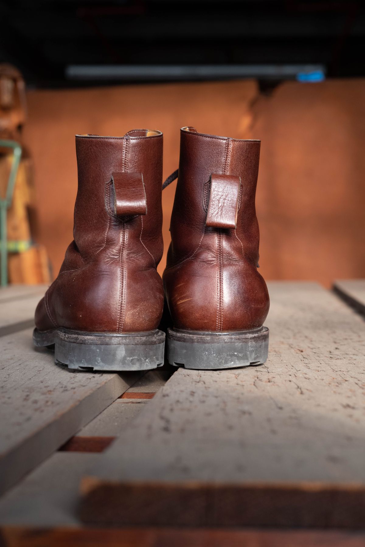 Photo by patinathunderdome on January 6, 2022 of the Edward Green Ambleside in Horween Bracken Lux Calfskin.