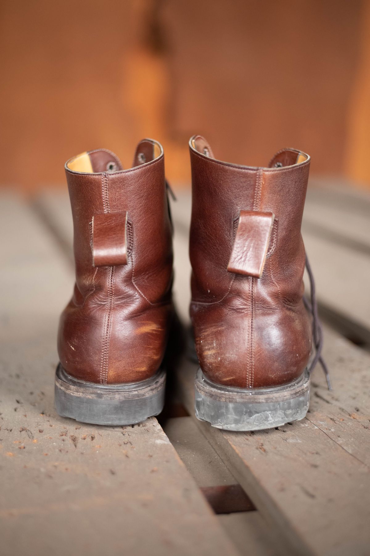 Photo by patinathunderdome on March 2, 2022 of the Edward Green Ambleside in Horween Bracken Lux Calfskin.