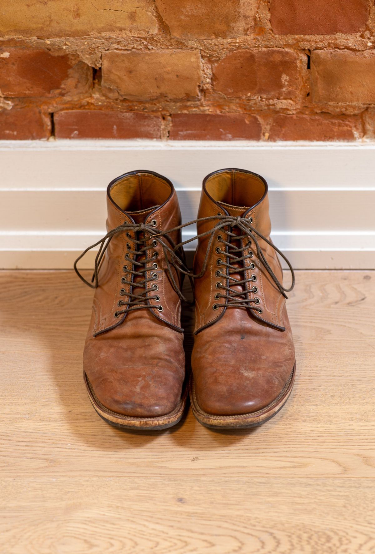 Photo by patinathunderdome on November 2, 2021 of the Viberg Service Boot in Horween Bourbon Shell Cordovan.