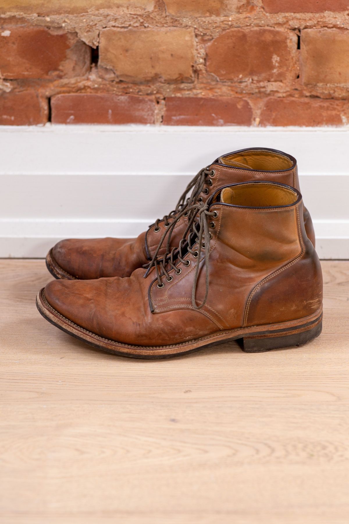 Photo by patinathunderdome on December 3, 2021 of the Viberg Service Boot in Horween Bourbon Shell Cordovan.