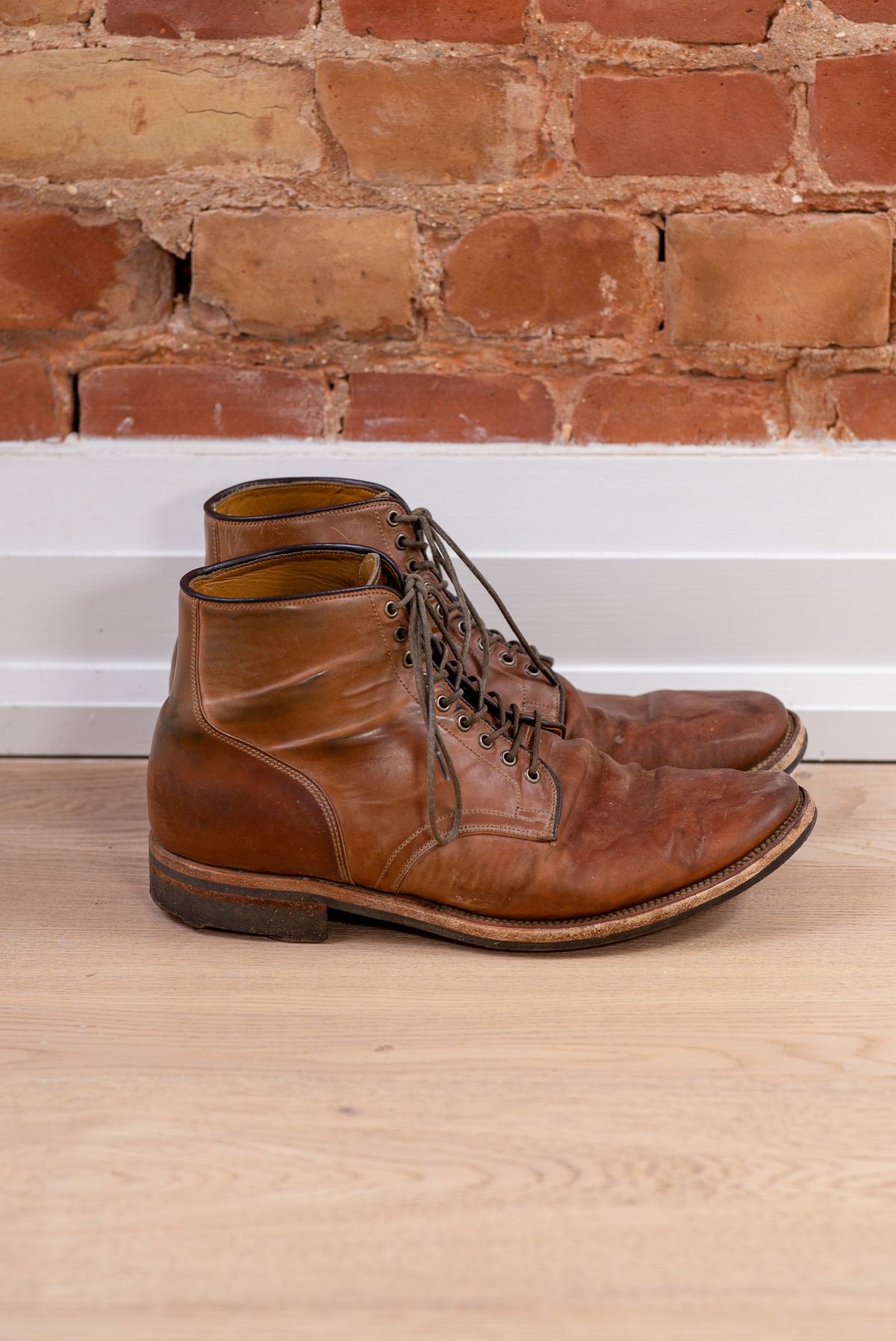 Photo by patinathunderdome on December 3, 2021 of the Viberg Service Boot in Horween Bourbon Shell Cordovan.