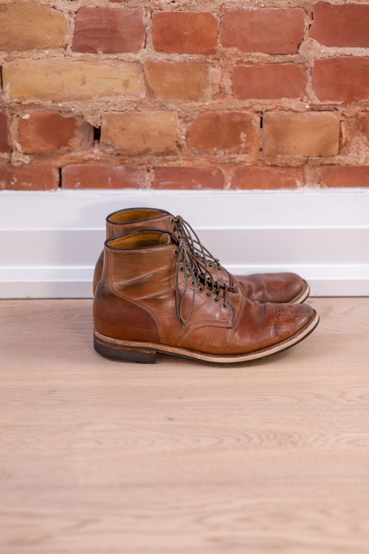 Photo by patinathunderdome on January 3, 2022 of the Viberg Service Boot in Horween Bourbon Shell Cordovan.