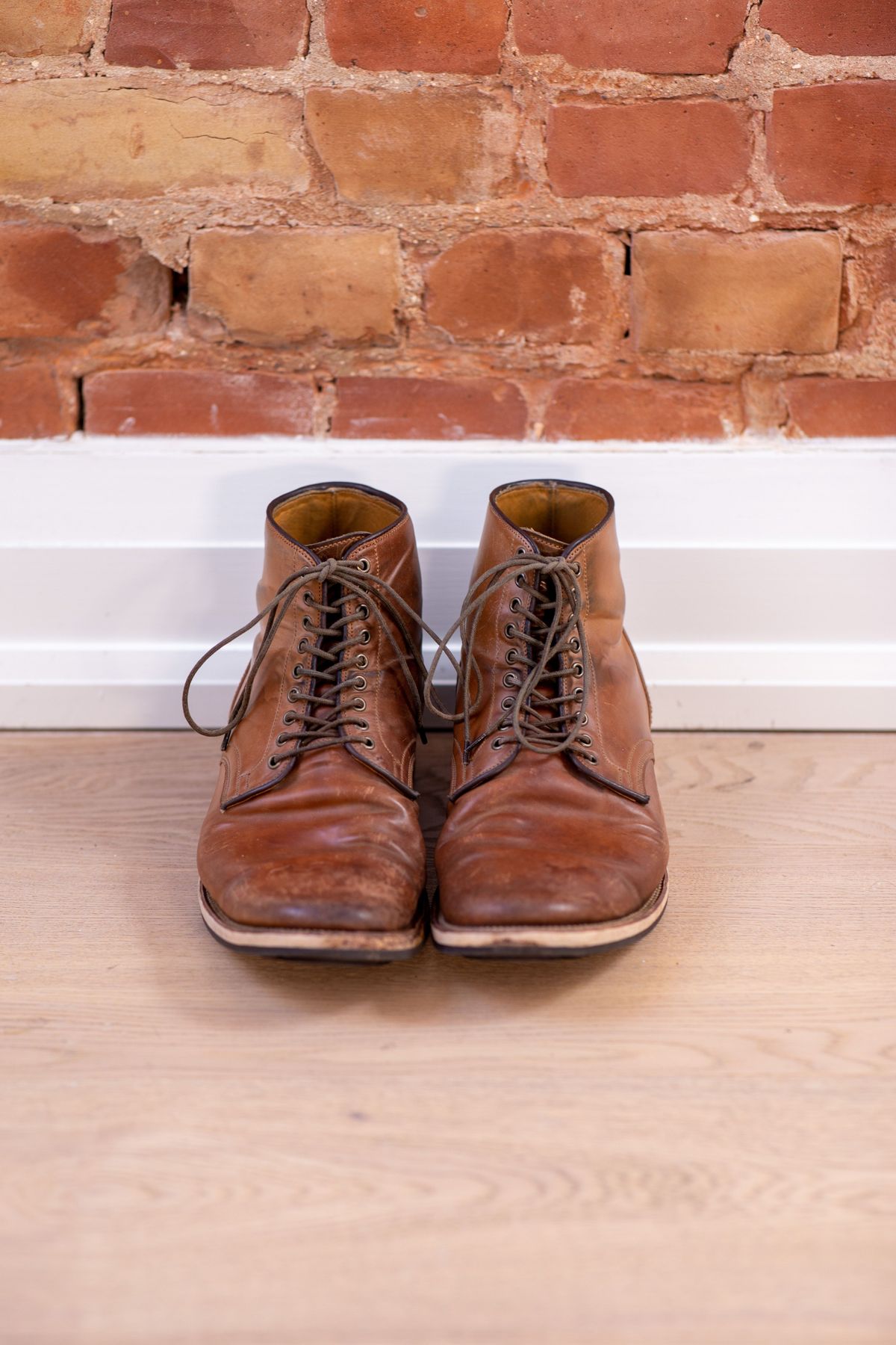 Photo by patinathunderdome on January 3, 2022 of the Viberg Service Boot in Horween Bourbon Shell Cordovan.