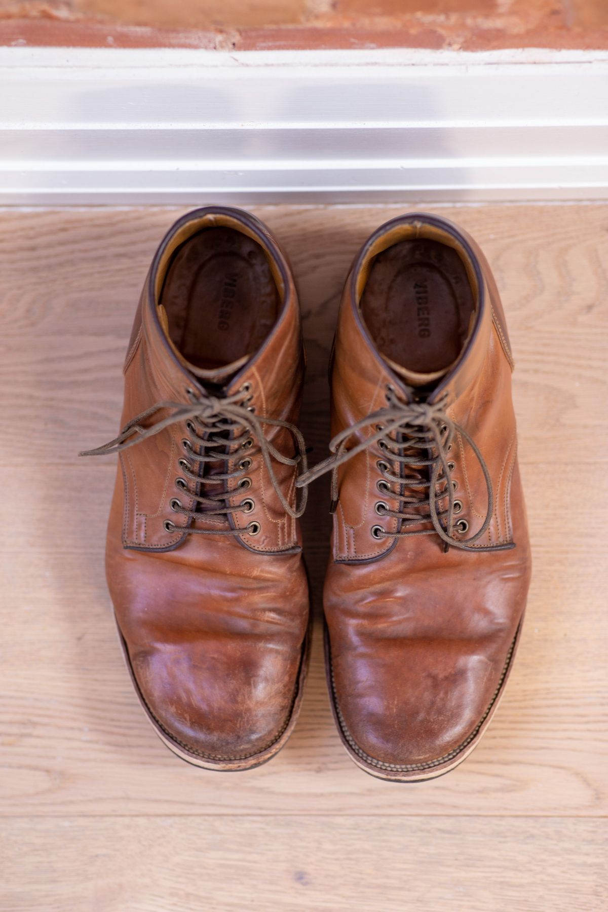 Photo by patinathunderdome on January 3, 2022 of the Viberg Service Boot in Horween Bourbon Shell Cordovan.