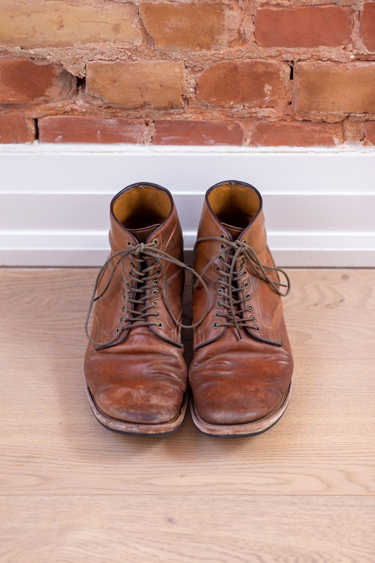 Photo by patinathunderdome on February 5, 2022 of the Viberg Service Boot in Horween Bourbon Shell Cordovan.