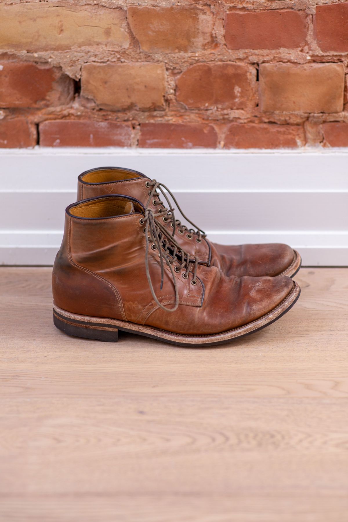 Photo by patinathunderdome on February 5, 2022 of the Viberg Service Boot in Horween Bourbon Shell Cordovan.