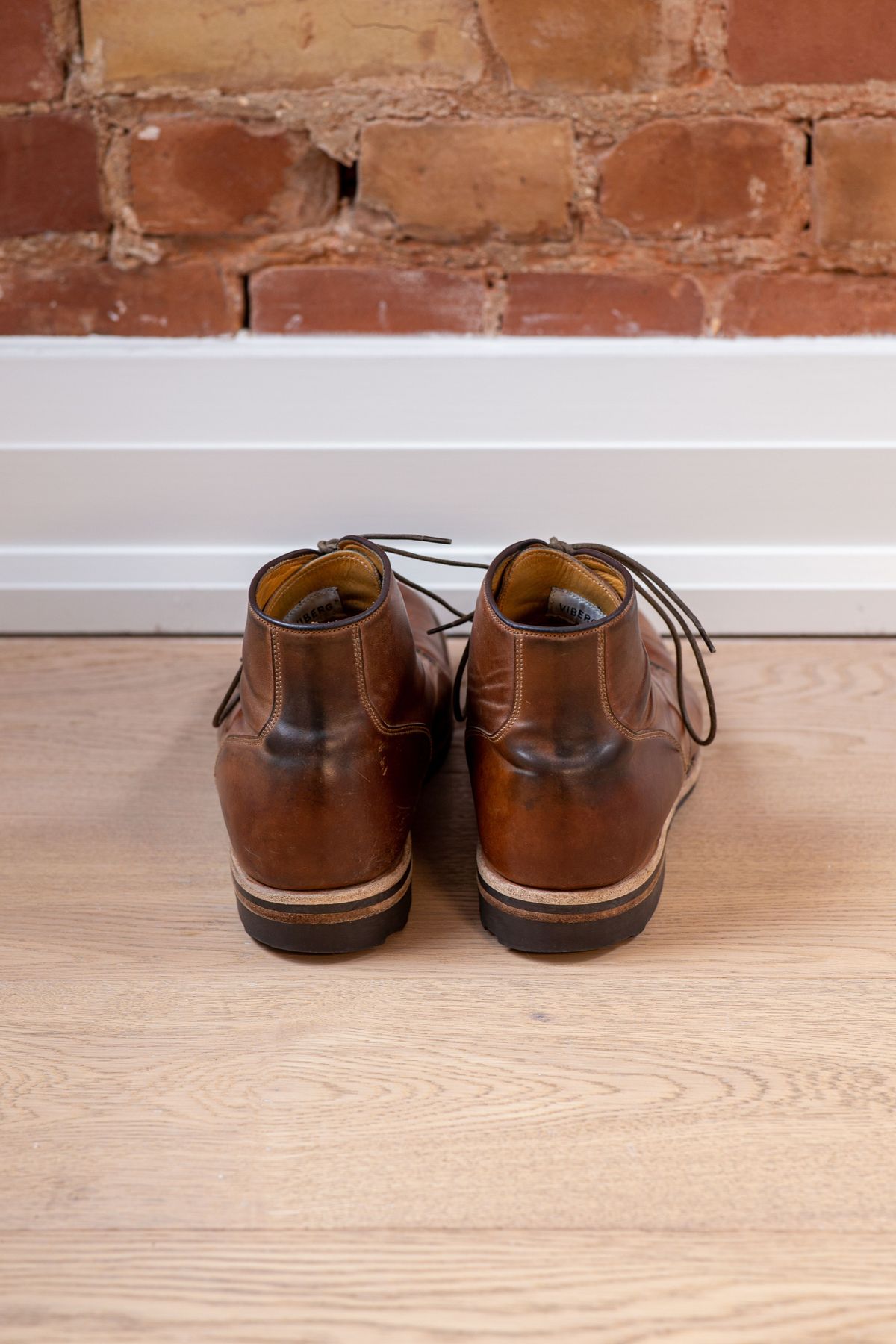 Photo by patinathunderdome on March 2, 2022 of the Viberg Service Boot in Horween Bourbon Shell Cordovan.