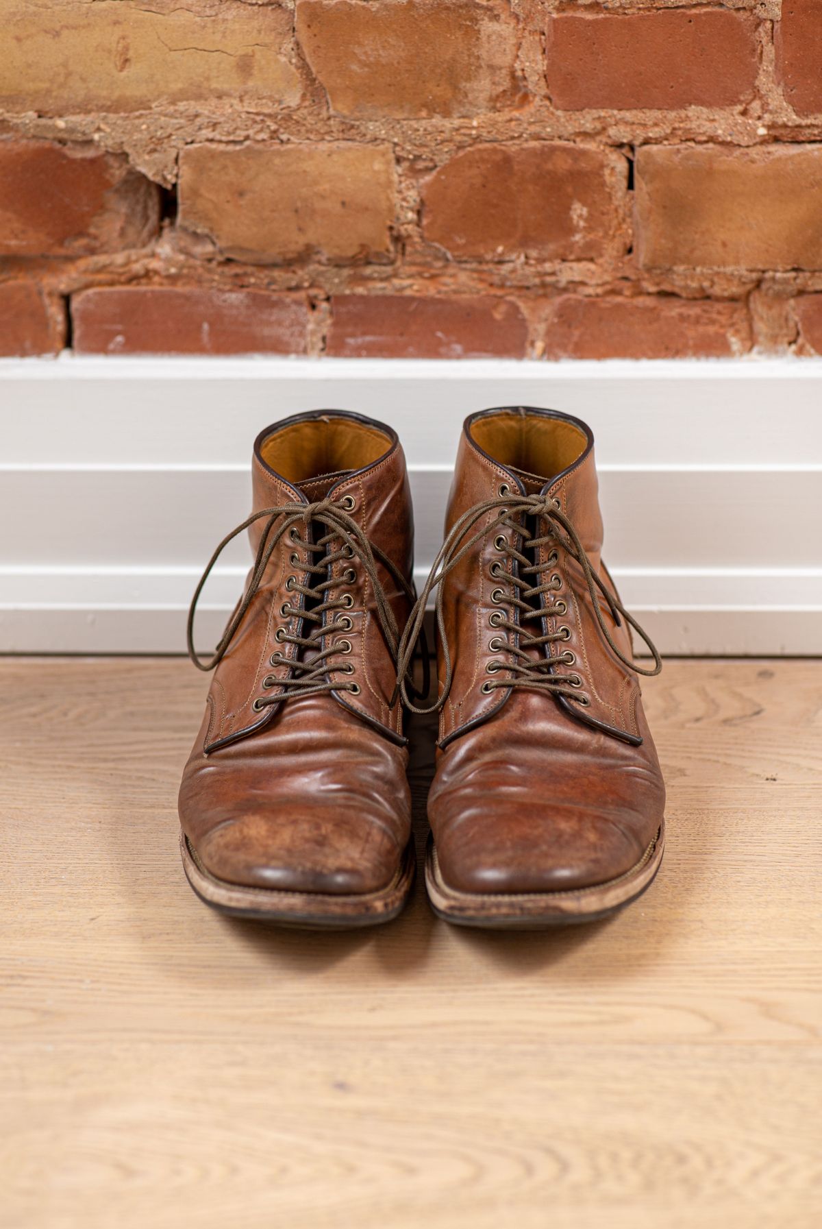 Photo by patinathunderdome on April 5, 2022 of the Viberg Service Boot in Horween Bourbon Shell Cordovan.