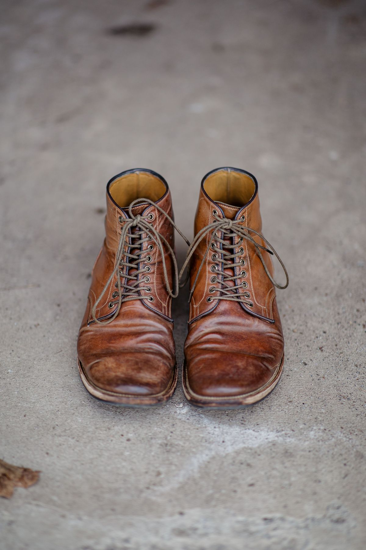 Photo by patinathunderdome on May 3, 2022 of the Viberg Service Boot in Horween Bourbon Shell Cordovan.