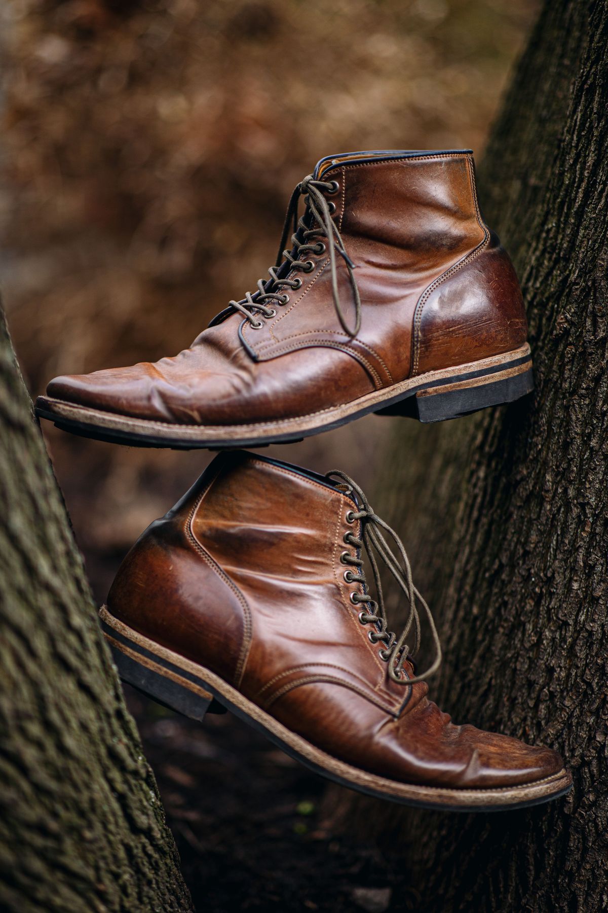 Photo by patinathunderdome on May 3, 2022 of the Viberg Service Boot in Horween Bourbon Shell Cordovan.