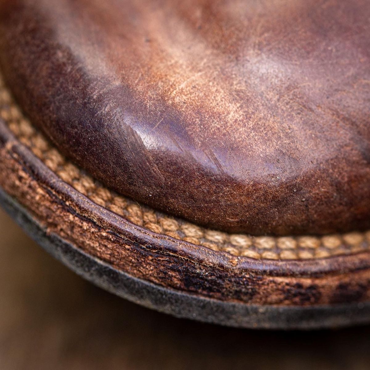 Photo by patinathunderdome on May 3, 2022 of the Viberg Service Boot in Horween Bourbon Shell Cordovan.