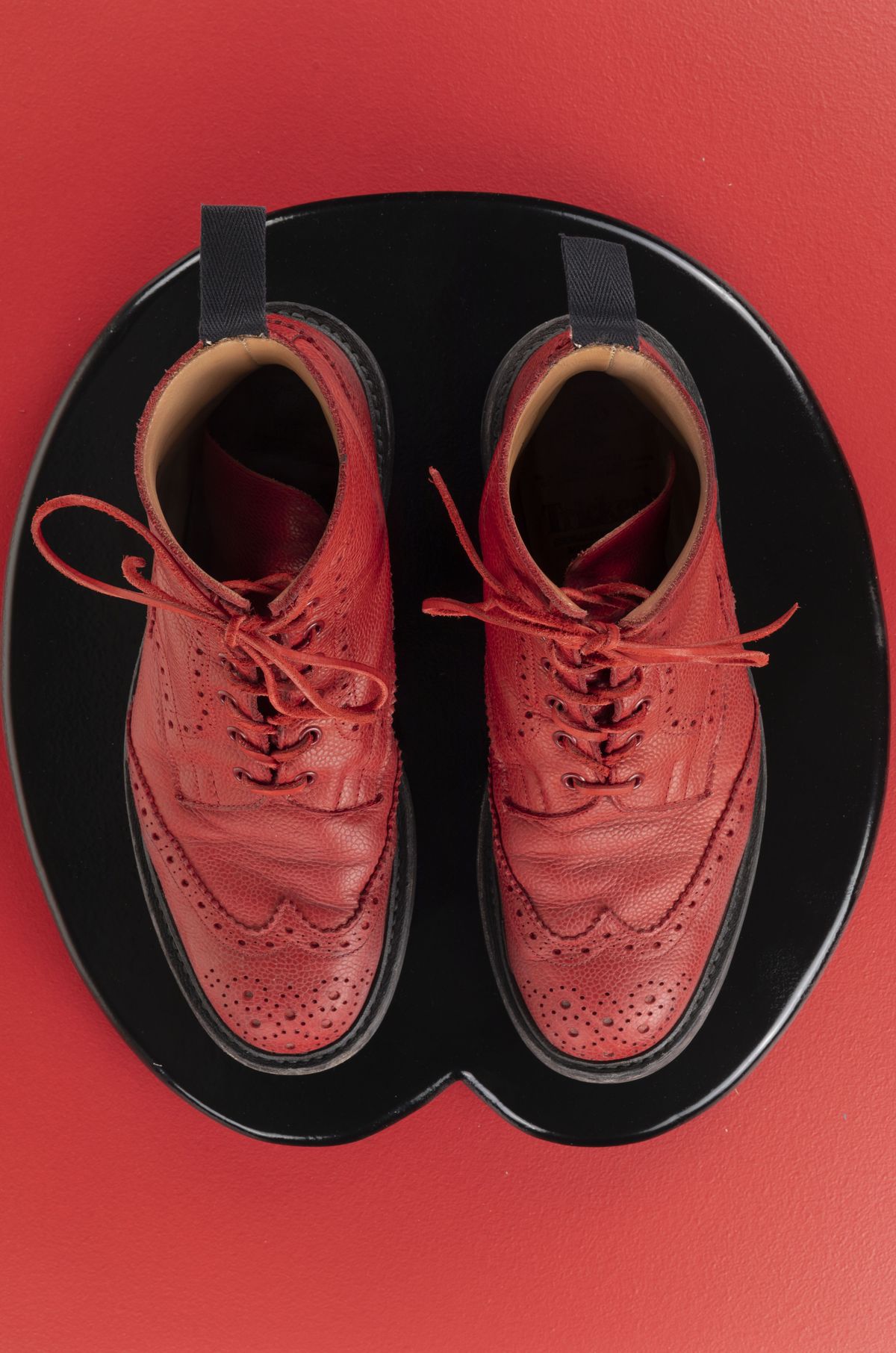 Photo by patinathunderdome on December 3, 2021 of the Tricker's Stow Country Boot in Red Scotch Grain.