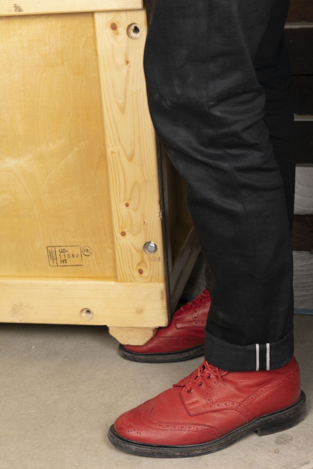 Photo by patinathunderdome on December 3, 2021 of the Tricker's Stow Country Boot in Red Scotch Grain.
