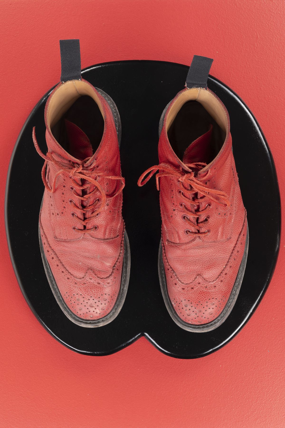 Photo by patinathunderdome on February 4, 2022 of the Tricker's Stow Country Boot in Red Scotch Grain.