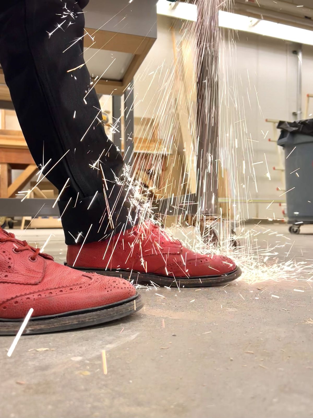 Photo by patinathunderdome on February 4, 2022 of the Tricker's Stow Country Boot in Red Scotch Grain.