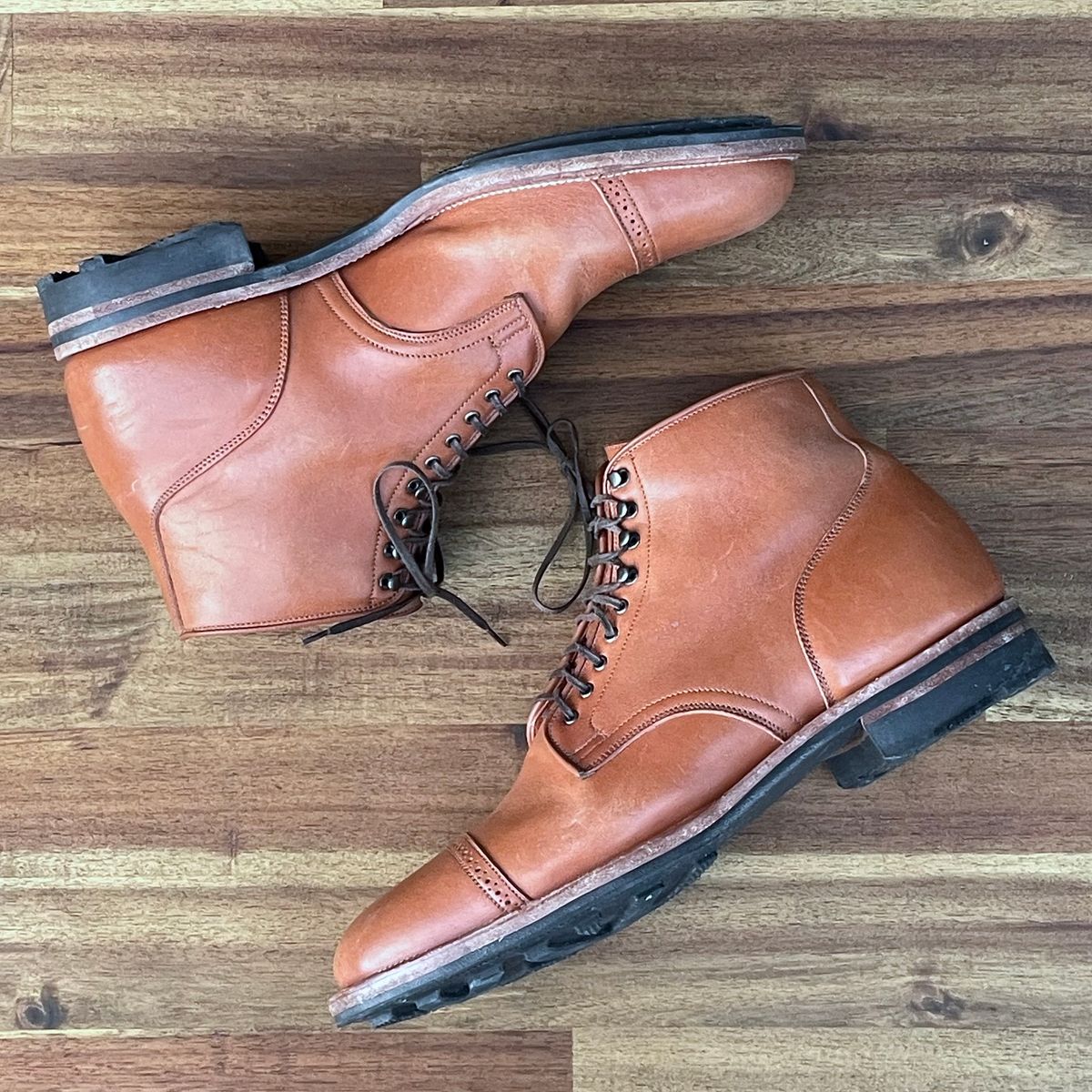Photo by erlaiz on January 4, 2024 of the Viberg Service Boot in Maryam Bruciato TPR Horsebutt.
