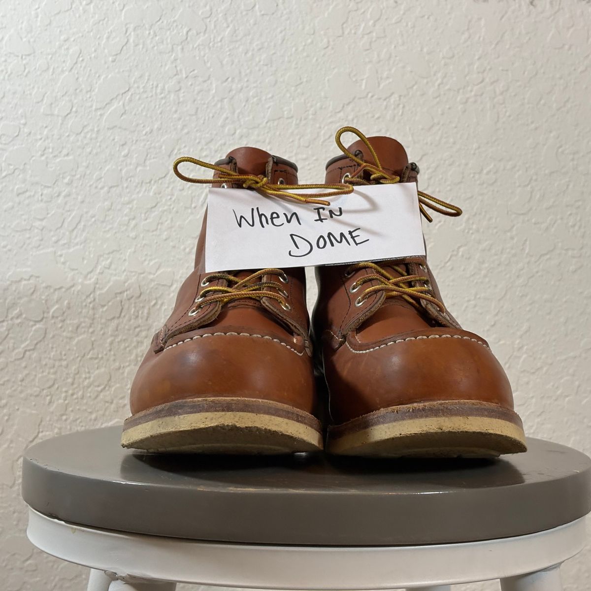 Photo by botasblancas on November 6, 2024 of the Red Wing 6-Inch Classic Moc in S.B. Foot Oro Legacy.