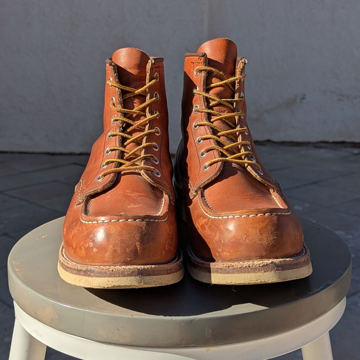 Photo by botasblancas on December 5, 2024 of the Red Wing 6-Inch Classic Moc in S.B. Foot Oro Legacy.