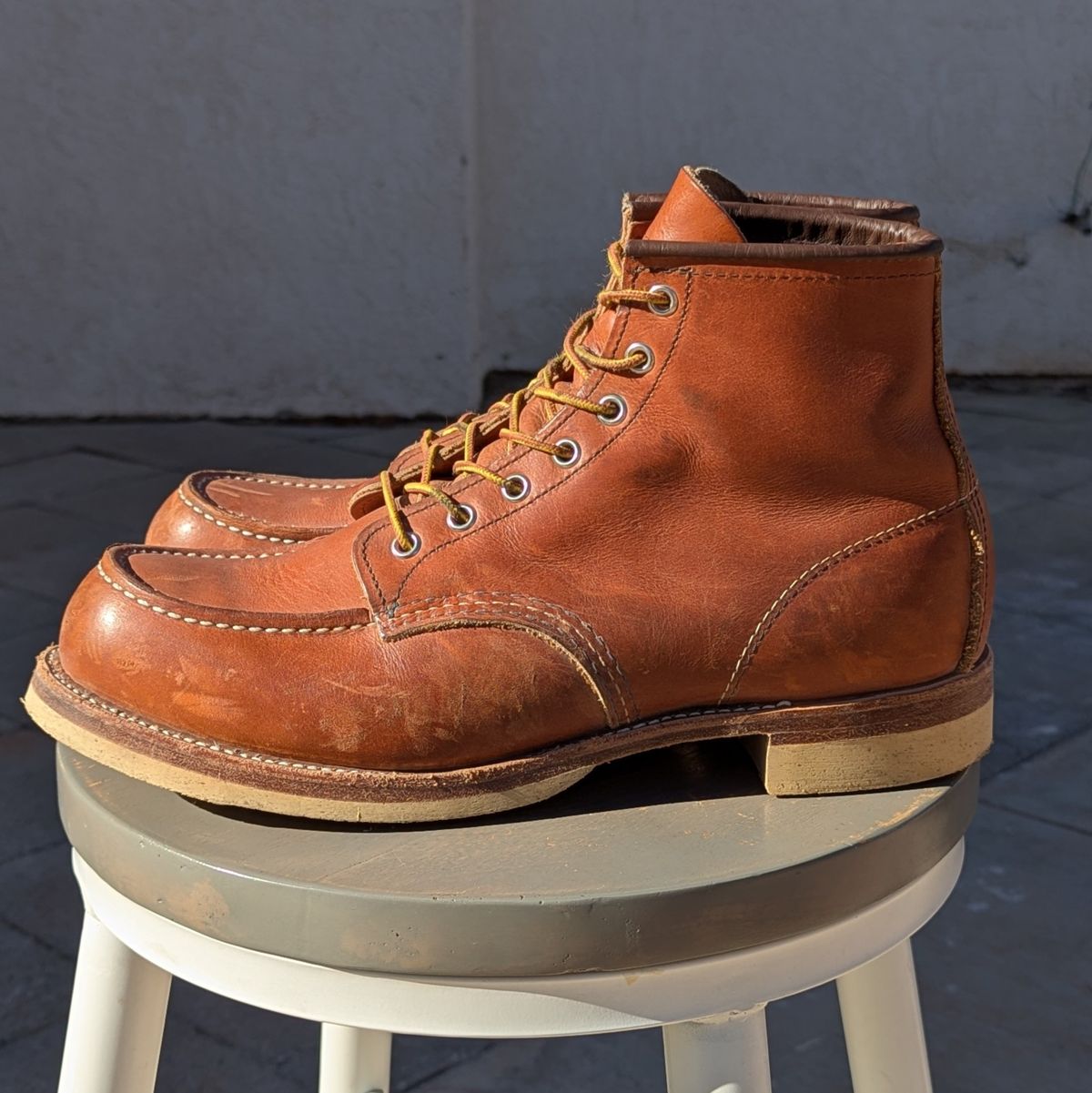 Photo by botasblancas on December 5, 2024 of the Red Wing 6-Inch Classic Moc in S.B. Foot Oro Legacy.