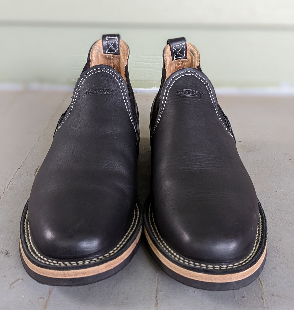 Photo by dreamboot on October 1, 2022 of the Wesco Romeo in Seidel Black Oil Tan.