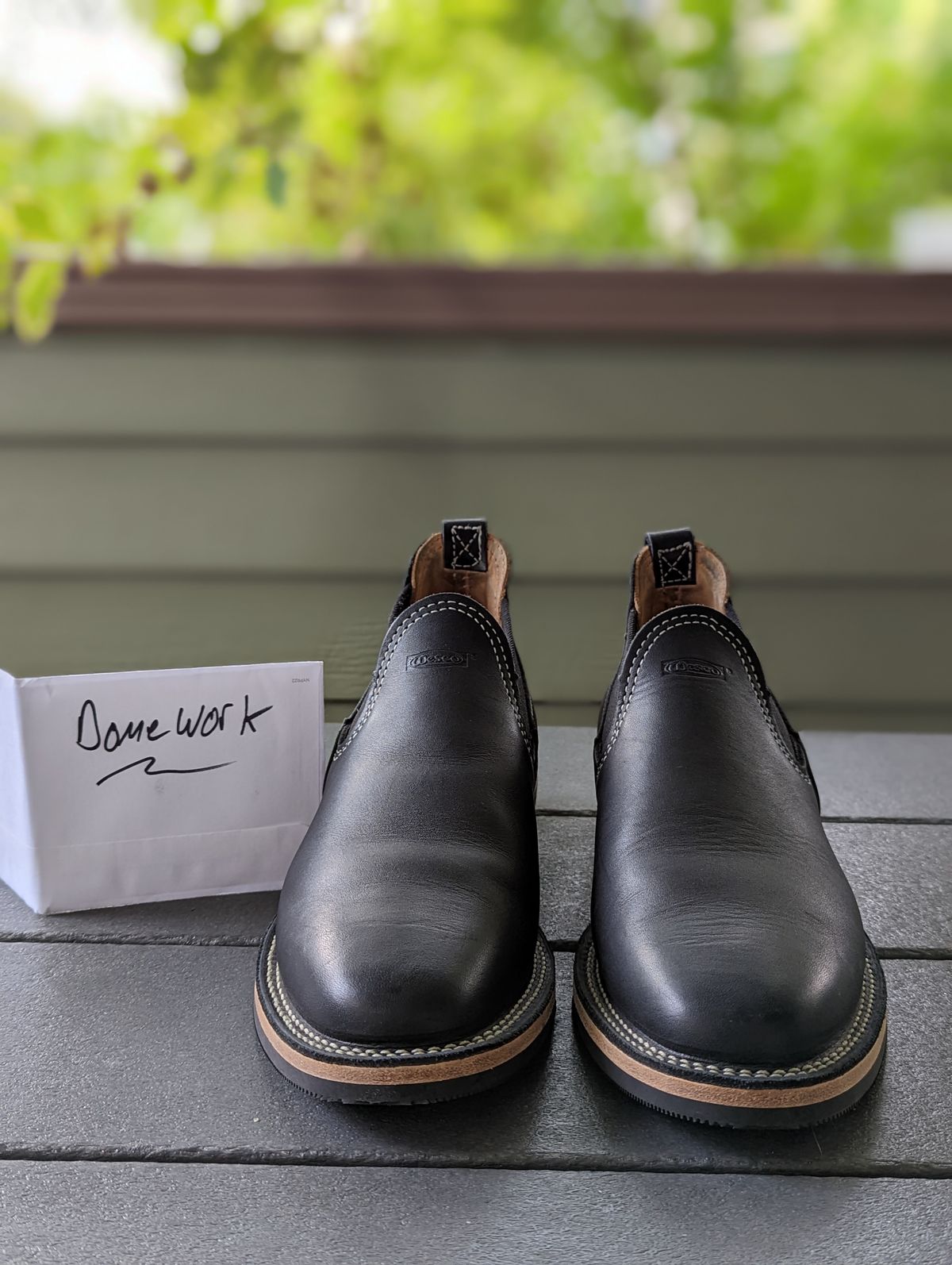 Photo by dreamboot on October 1, 2022 of the Wesco Romeo in Seidel Black Oil Tan.