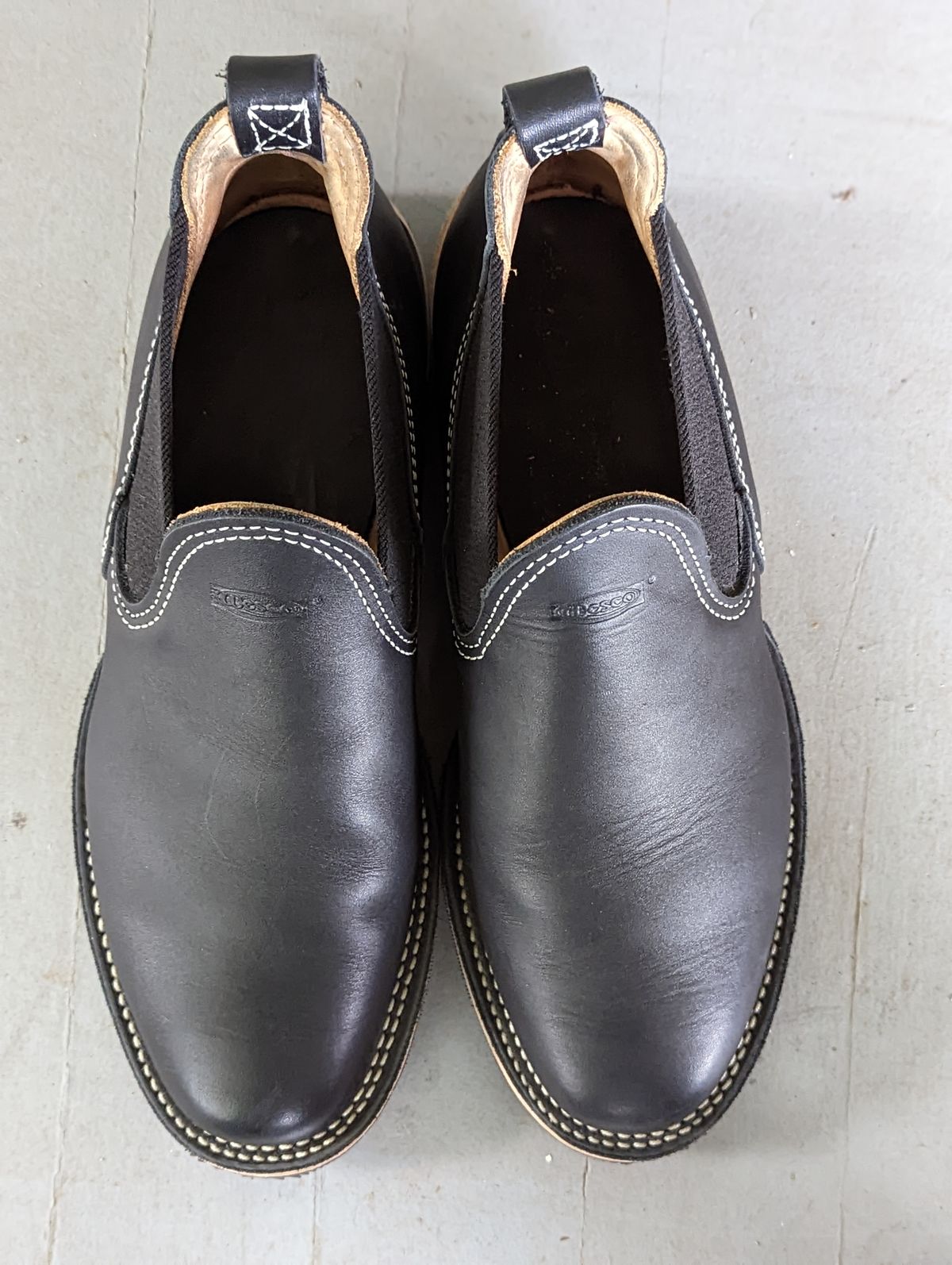 Photo by dreamboot on October 1, 2022 of the Wesco Romeo in Seidel Black Oil Tan.
