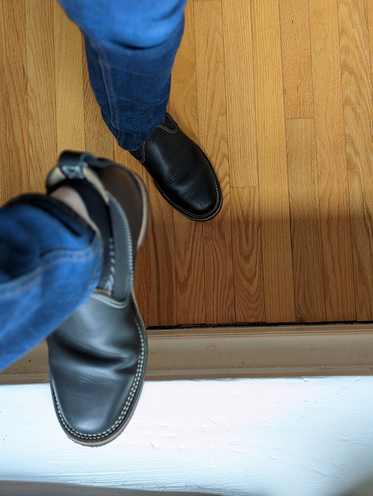 Photo by dreamboot on November 4, 2022 of the Wesco Romeo in Seidel Black Oil Tan.