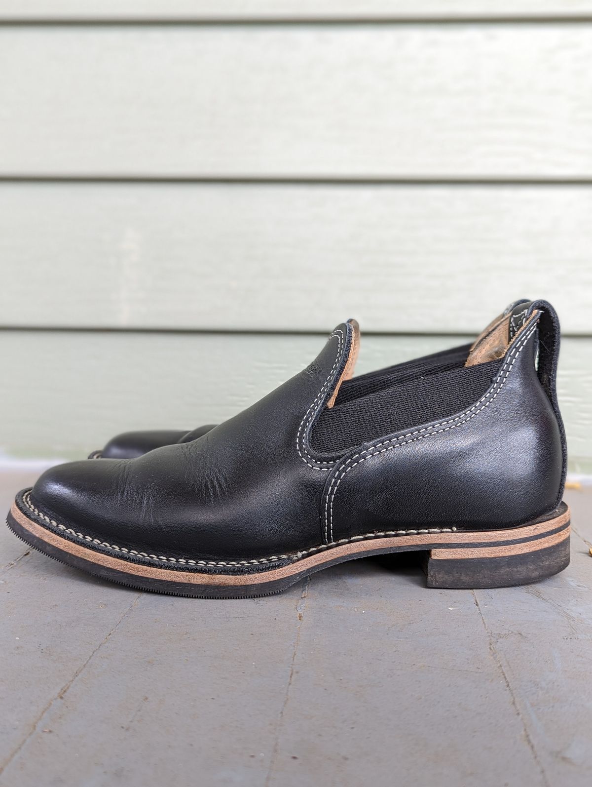 Photo by dreamboot on November 4, 2022 of the Wesco Romeo in Seidel Black Oil Tan.