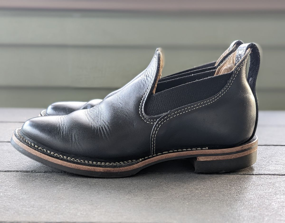 Photo by dreamboot on December 4, 2022 of the Wesco Romeo in Seidel Black Oil Tan.
